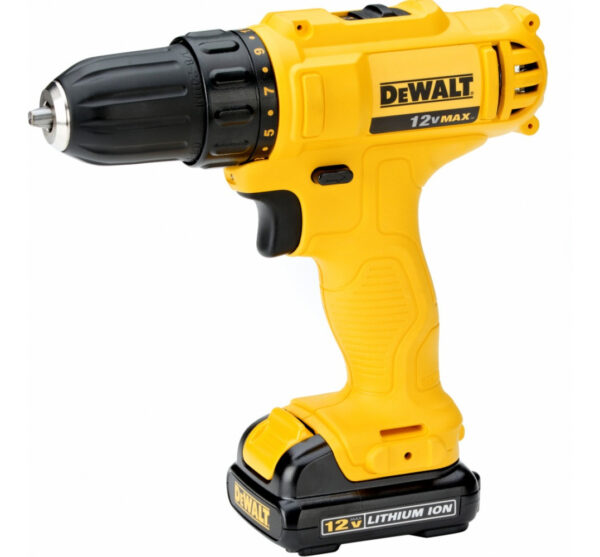 Parafusadeira Furadeira 10mm Bivolt 1 Bateria 12v 127v Dewalt