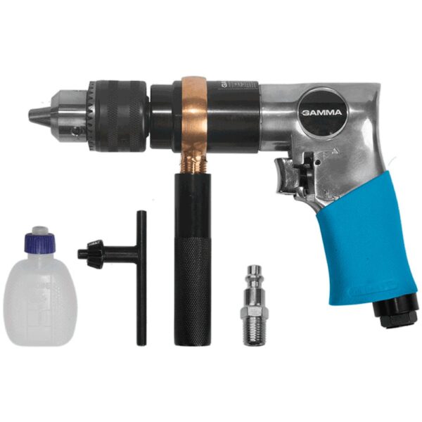 Furadeira Pneumática Reversível Profissional 1/2 700 rpm G3188 Gamma Azul