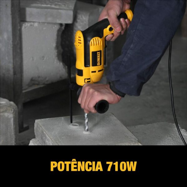 Furadeira de Impacto de 1/2 Pol. (13mm) 710W 2.600 RPM com Maleta 127V DWD502K DEWALT - Image 3