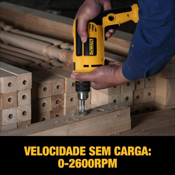 Furadeira de Impacto de 1/2 Pol. (13mm) 710W 2.600 RPM com Maleta 127V DWD502K DEWALT - Image 5