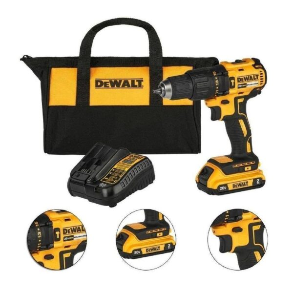 Furadeira E Parafusadeira De Impacto 20v Dewalt Dcd7781d1 Cor Amarelo Frequência 50/60hz 110V/220V