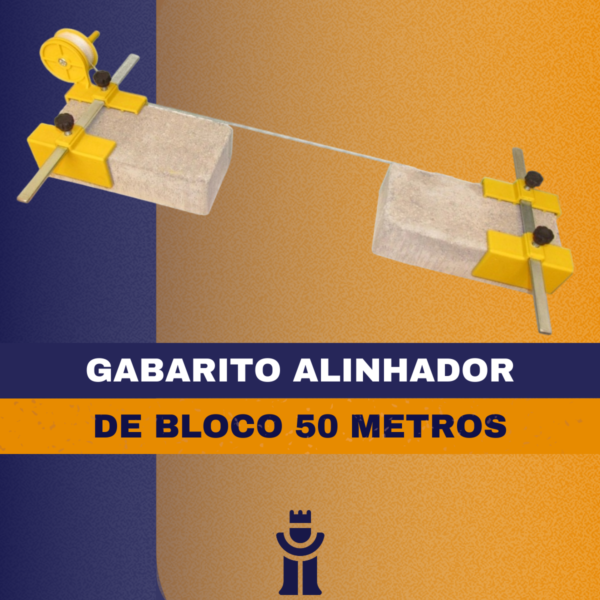 Alinhador Para Assentar Blocos Tijolos Gabarito Pedreiro Obras - Image 4