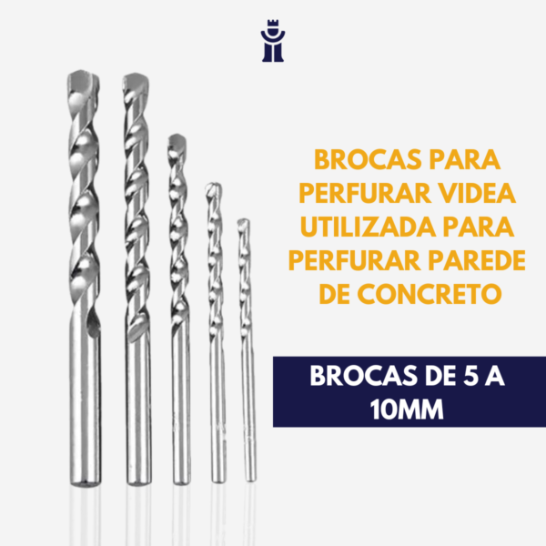 Furadeira de Impacto Profissional Com 5 Brocas Dewalt 710W 127v 220v - Image 4