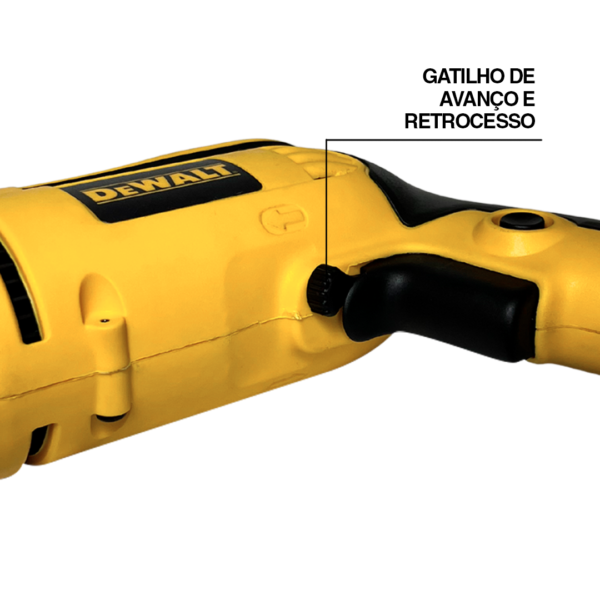 Furadeira de Impacto Profissional Com 5 Brocas Dewalt 710W 127v 220v - Image 6